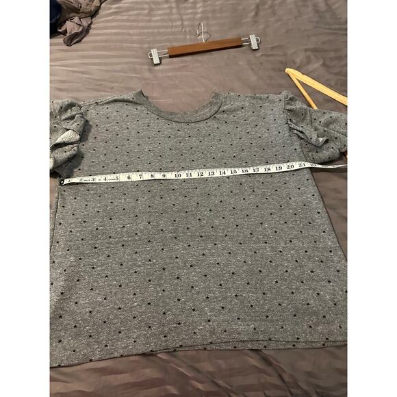 CURRENT/ELLIOTT The Ruffle Sweatshirt Size 2/Medium - Picture 11 of 12